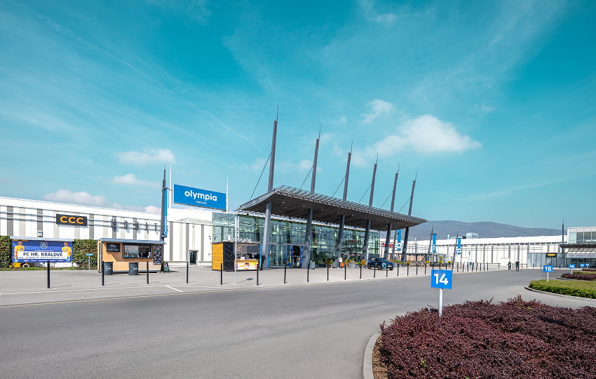 Plánek nákupního centra Olympia Teplice